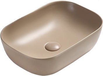 MEXEN Rita umyvadlo na desku 45 x 32, cappuccino mat 21084564
