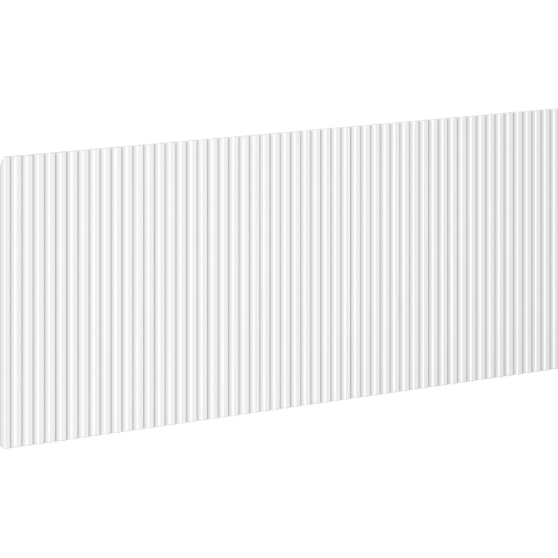 MEXEN Rivel čelo pro koupelnovou skříňku reliéf 120 x 43,5, bílá mat 91A20-1200-470-1-01