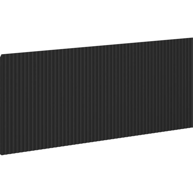 MEXEN Rivel čelo pro koupelnovou skříňku reliéf 120 x 43,5, černá mat 91A20-1200-470-1-71
