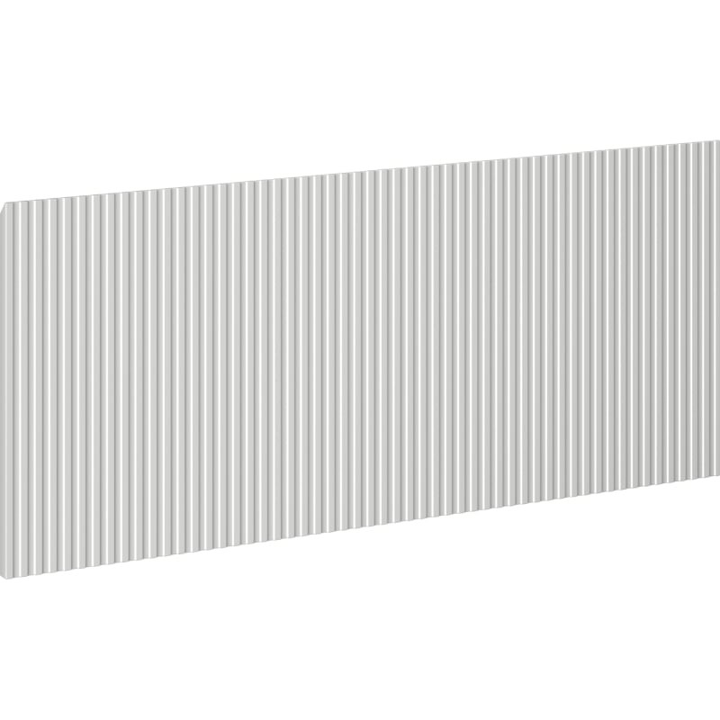 MEXEN Rivel čelo pro koupelnovou skříňku reliéf 120 x 43,5, šedý mat 91A20-1200-470-1-62