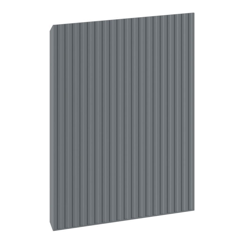 MEXEN Rivel čelo pro koupelnovou skříňku reliéf 35 x 43,5, grafit mat 91A21-0350-470-1-66