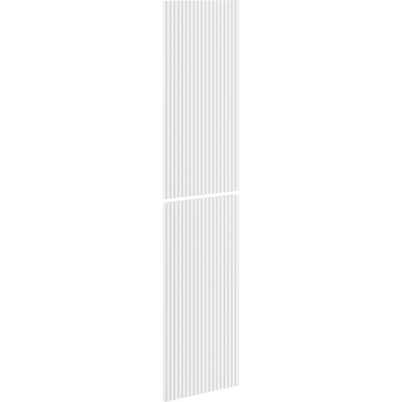 MEXEN Rivel čelo pro koupelnovou skříňku reliéf 35 x 80 cm (2 ks.), bílá mat 91A21-1600-300-2-01