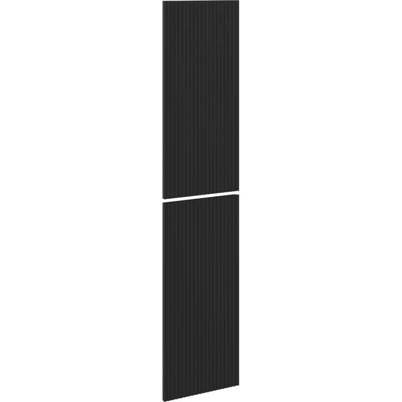 MEXEN Rivel čelo pro koupelnovou skříňku reliéf 35 x 80 cm (2 ks.), černá mat 91A21-1600-300-2-71