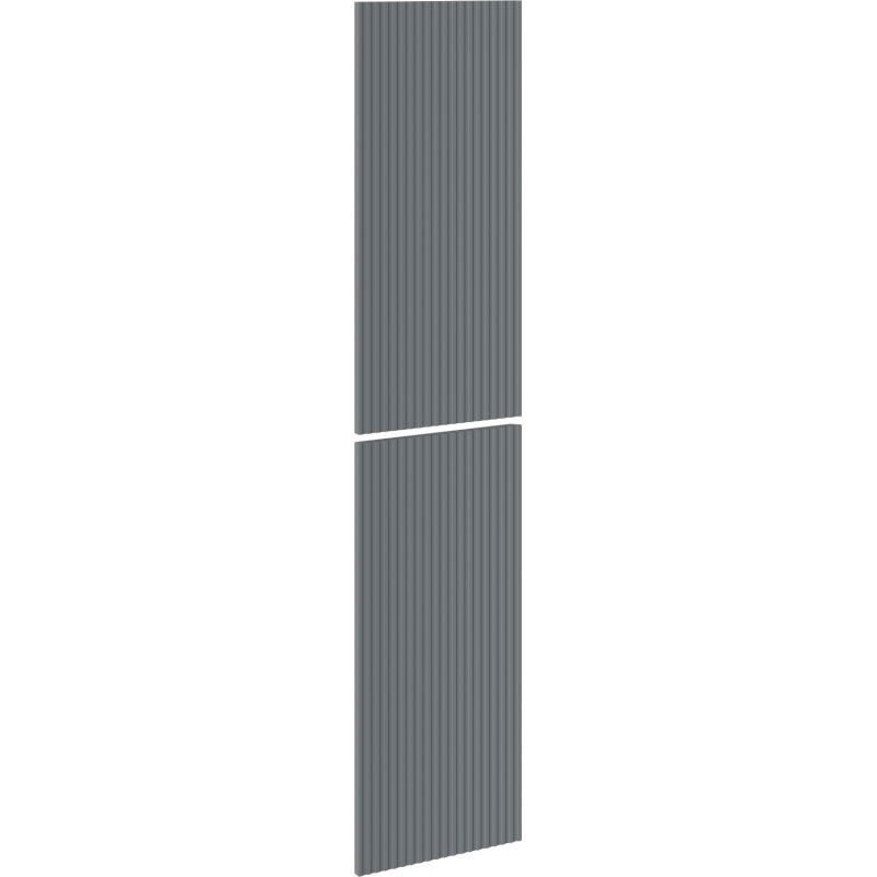MEXEN Rivel čelo pro koupelnovou skříňku reliéf 35 x 80 cm (2 ks.), grafit mat 91A21-1600-300-2-66