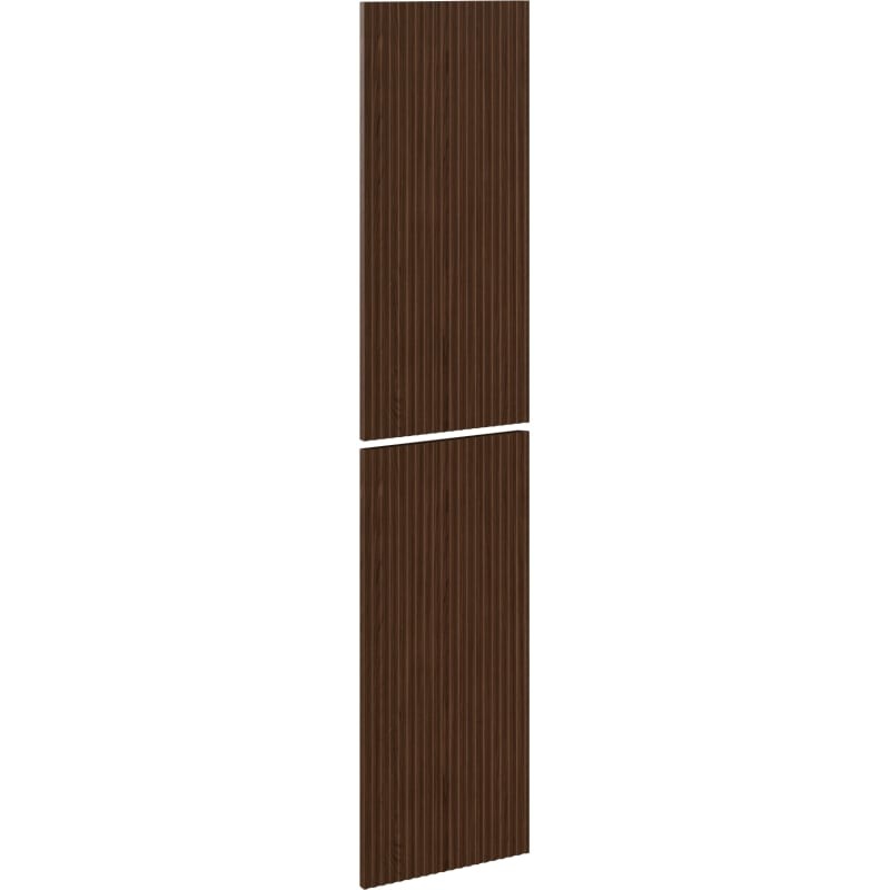 MEXEN Rivel čelo pro koupelnovou skříňku reliéf 35 x 80 cm (2 ks.), ořech 91A21-1600-300-2-86
