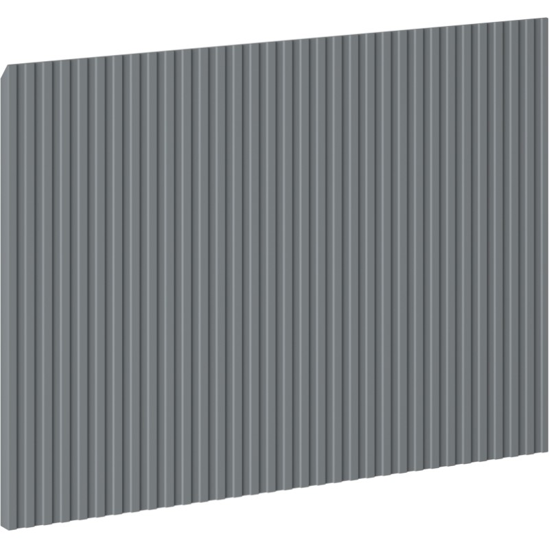 MEXEN Rivel čelo pro koupelnovou skříňku reliéf 45 x 43,5, grafit mat 91A20-0450-470-1-66