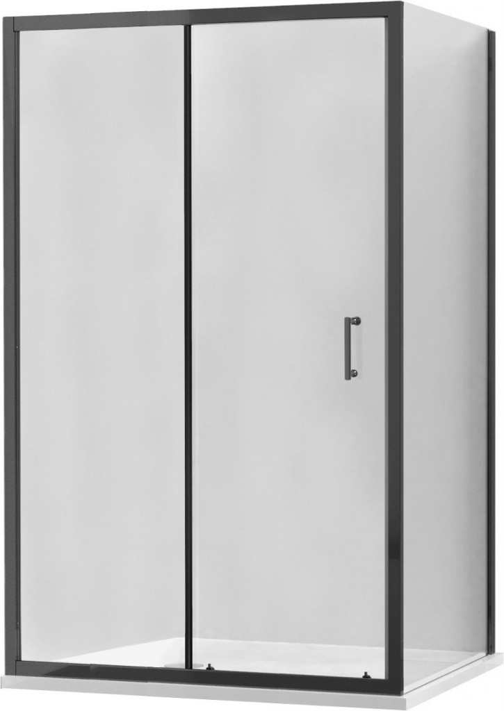 MEXEN/S APIA sprchový kout 105x90, transparent, černá 840-105-090-70-00