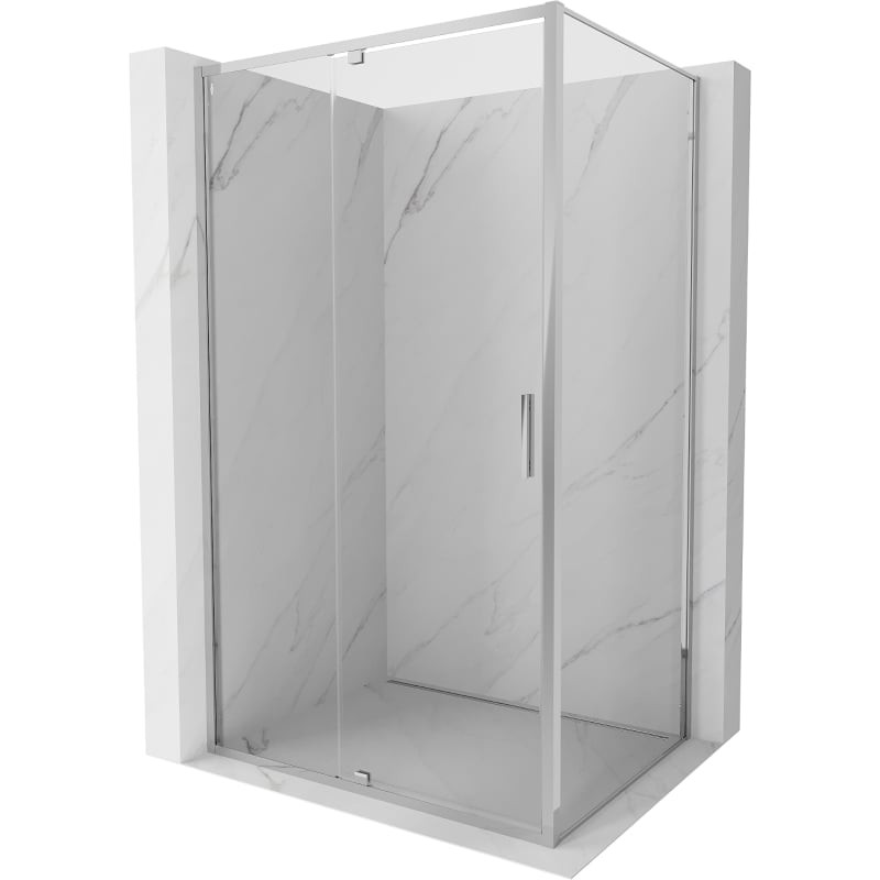 MEXEN/S Exo sprchový kout dveře křídlové 145 x 95, transparent, chrom 819-145-095-01-00