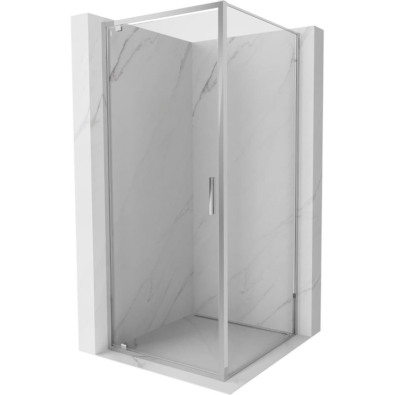 MEXEN/S Exo sprchový kout dveře křídlové 75 x 75, transparent, chrom 8181-075-075-01-00