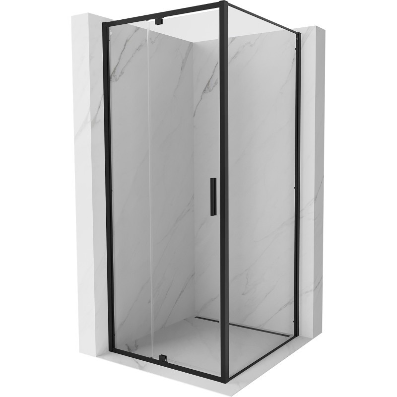 MEXEN/S Exo sprchový kout dveře křídlové 90 x 90, transparent, černá 819-090-090-70-00