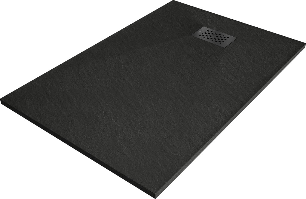 MEXEN/S Hugo sprchová vanička SMC 100x90, černá, krytka černá 42709010-B