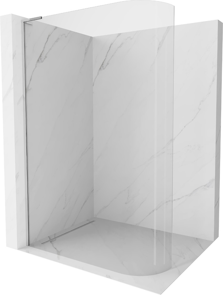 MEXEN/S KiotoL Sprchová zástěna WALK-IN 90 x 200, transparent, chrom 800-090-103-01-06
