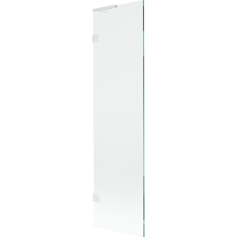 MEXEN/S Lunar L vanová zástěna FIX 50 x 150, transparent, bílá 897L-050-000-20-00
