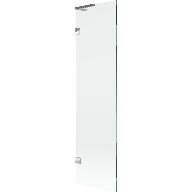 MEXEN/S Lunar L vanová zástěna FIX 50 x 150, transparent, chrom 897L-050-000-01-00