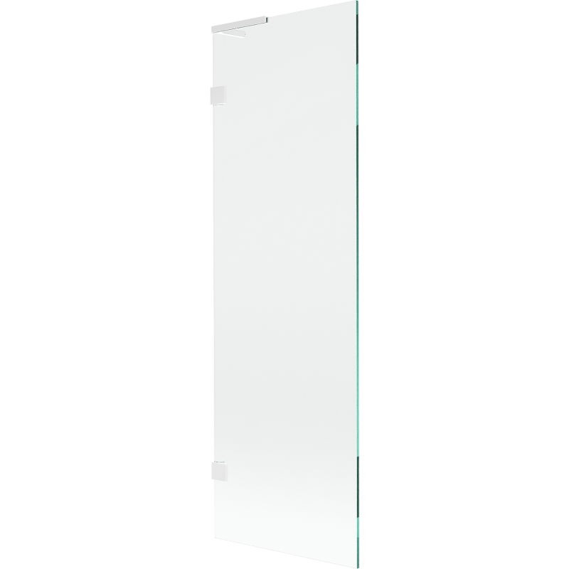 MEXEN/S Lunar L vanová zástěna FIX 60 x 150, transparent, bílá 897L-060-000-20-00