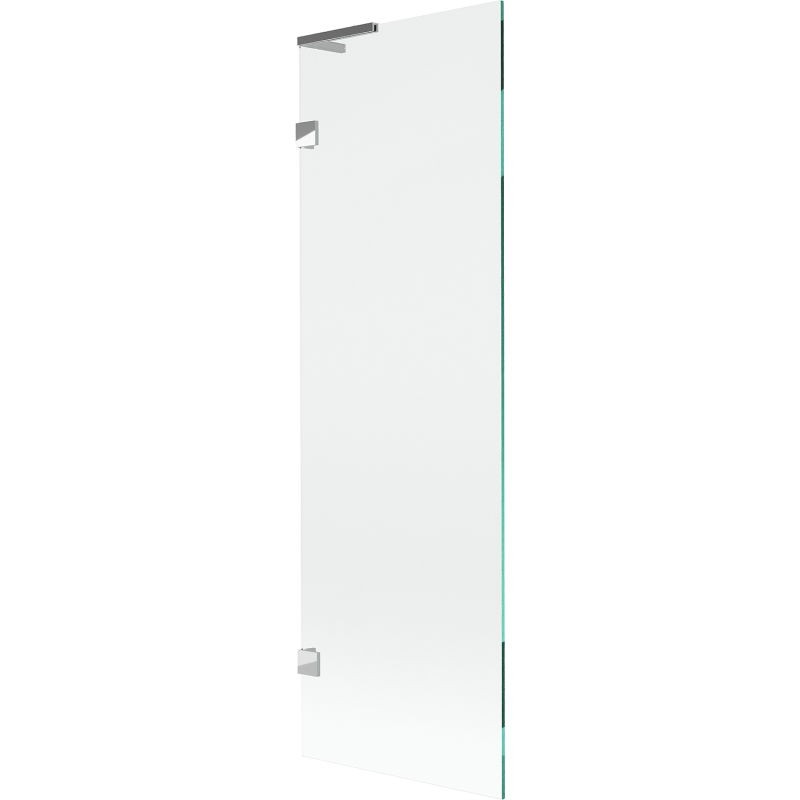 MEXEN/S Lunar L vanová zástěna FIX 60 x 150, transparent, chrom 897L-060-000-01-00