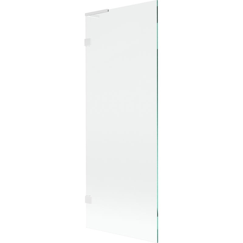 MEXEN/S Lunar L vanová zástěna FIX 70 x 150, transparent, bílá 897L-070-000-20-00