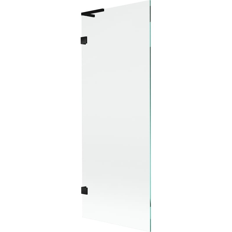 MEXEN/S Lunar L vanová zástěna FIX 70 x 150, transparent, černá 897L-070-000-70-00