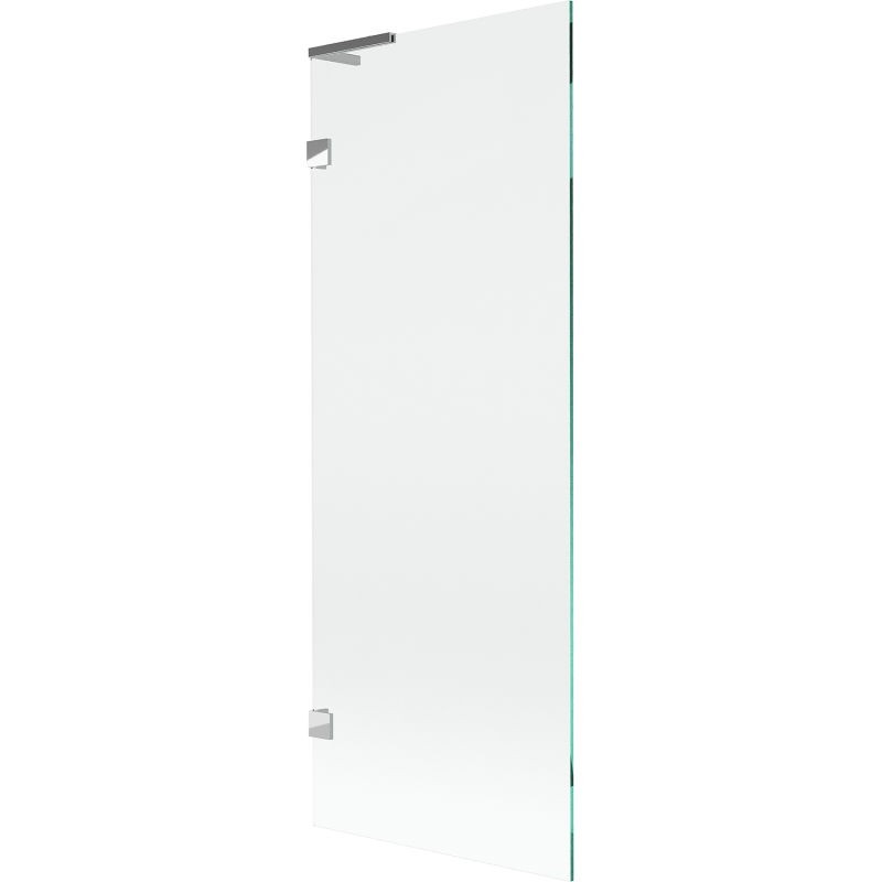 MEXEN/S Lunar L vanová zástěna FIX 70 x 150, transparent, chrom 897L-070-000-01-00