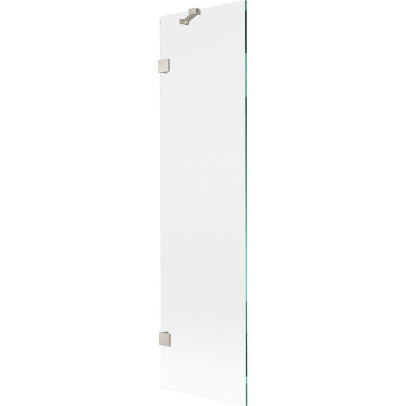 MEXEN/S Lunar vanová zástěna FIX 50 x 150, transparent, nikl kartáčovaný 897-050-000-97-00