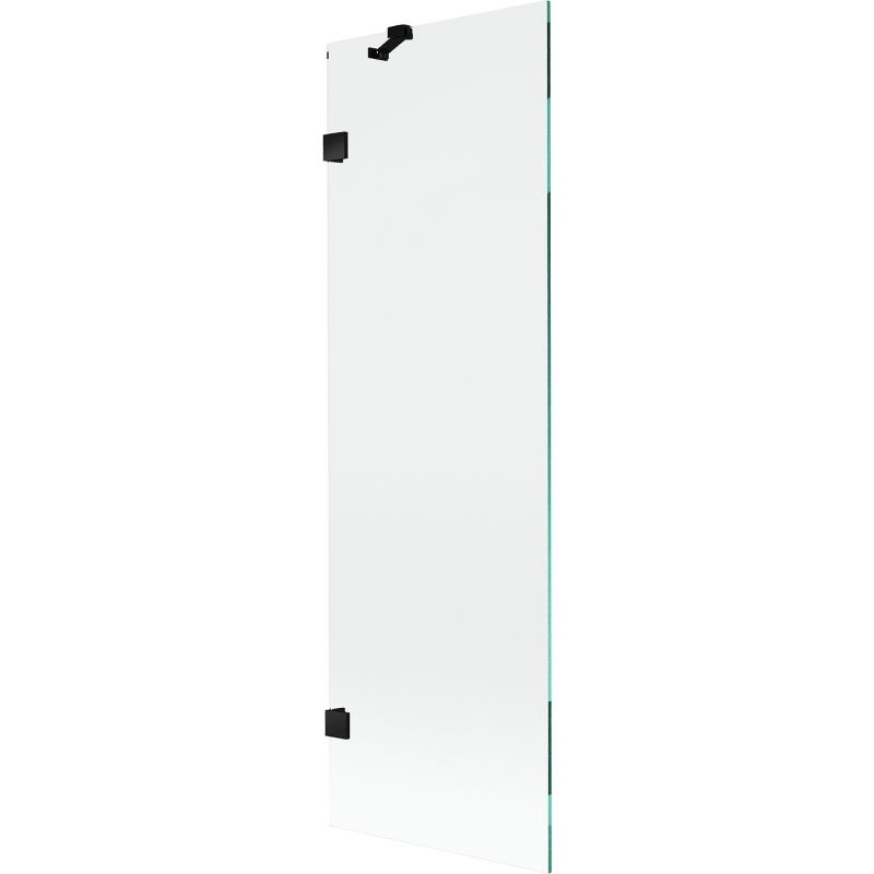 MEXEN/S Lunar vanová zástěna FIX 60 x 150, transparent, černá 897-060-000-70-00