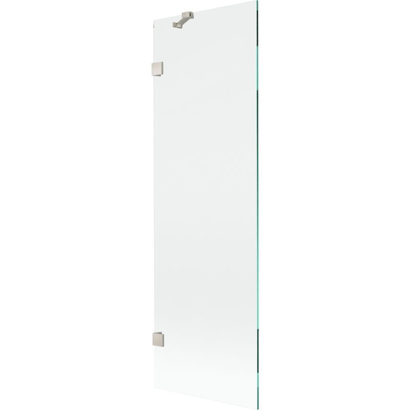 MEXEN/S Lunar vanová zástěna FIX 60 x 150, transparent, nikl kartáčovaný 897-060-000-97-00