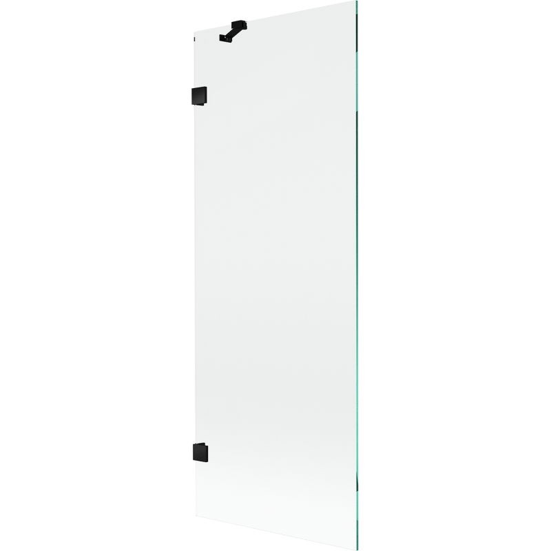 MEXEN/S Lunar vanová zástěna FIX 70 x 150, transparent, černá 897-070-000-70-00
