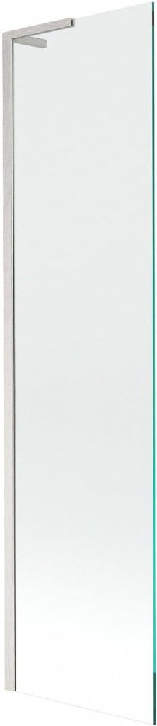 MEXEN/S Next L vanová zástěna FIX 50 x 150, transparent, nikl kartáčovaný 895-050-000-03-00-97