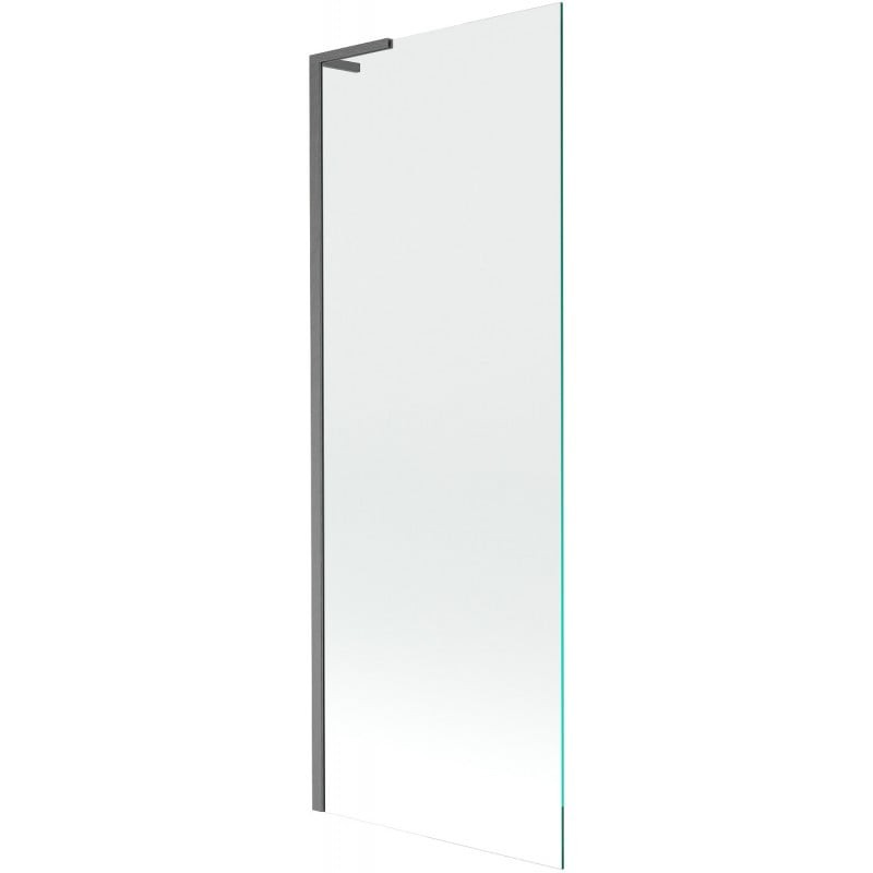 MEXEN/S Next L vanová zástěna FIX 70 x 150, transparent, grafit kartáčovaná 895-070-000-03-00-66