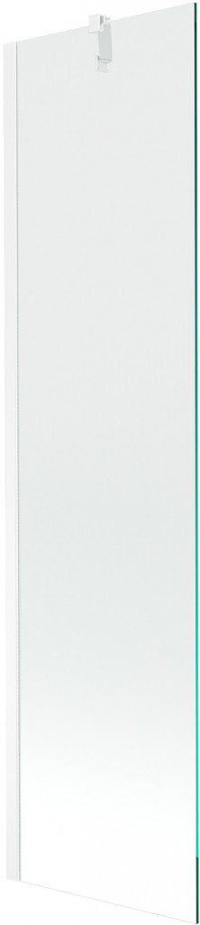 MEXEN/S Next vanová zástěna FIX 50x150, transparent, bílá 895-050-000-00-00-20