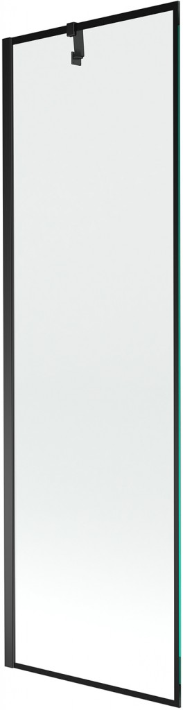 MEXEN/S Next vanová zástěna FIX 60 x 150, černá dekor, černá 895-060-000-00-70-70