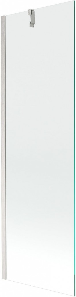 MEXEN/S Next vanová zástěna FIX 60 x 150, transparent, nikl kartáčovaná 895-060-000-00-00-97
