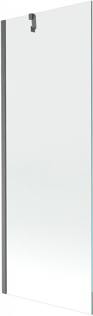 MEXEN/S Next vanová zástěna FIX 70 x 150, transparent, grafit kartáčovaná 895-070-000-00-00-66