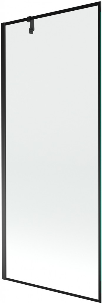 MEXEN/S Next vanová zástěna FIX 80 x 150, černá dekor, černá 895-080-000-00-70-70