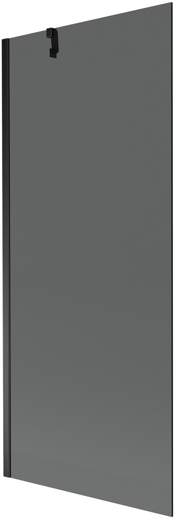 MEXEN/S Next vanová zástěna FIX 80 x 150, grafit, černá 895-080-000-00-40-70