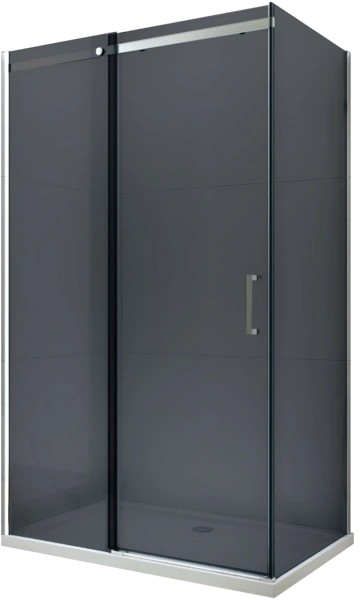 MEXEN/S OMEGA sprchový kout 100x70, grafit, chrom 825-100-070-01-40