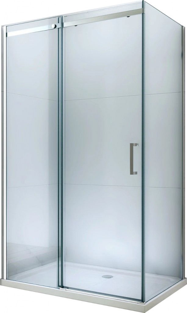 MEXEN/S OMEGA sprchový kout 110x70, transparent, chrom 825-110-070-01-00