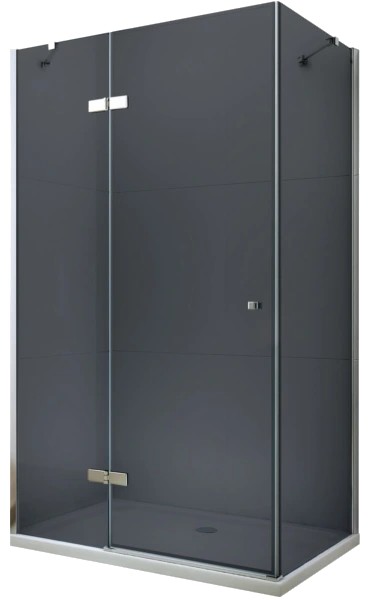 MEXEN/S ROMA sprchový kout 100x110, grafit, chrom 854-100-110-01-40