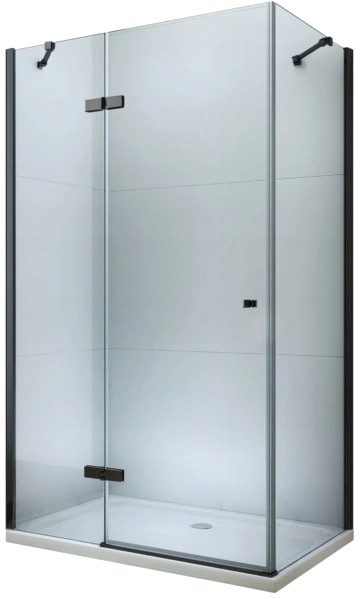 MEXEN/S ROMA sprchový kout 70x100, transparent, černá 854-070-100-70-00
