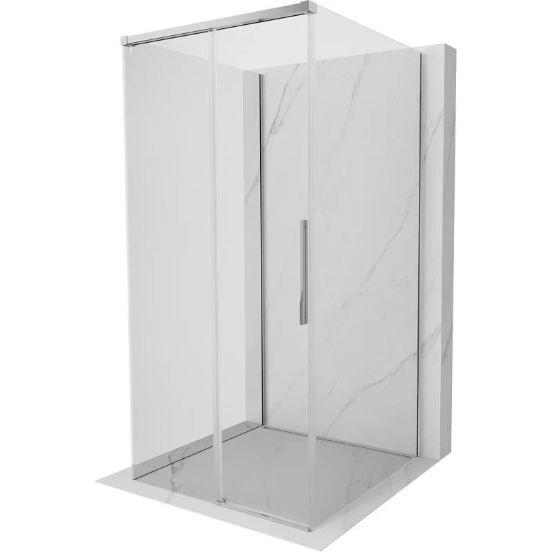 MEXEN/S Rox-3S sprchový kout 3 stěnný , posuvný 90 x 90, transparent, chrom 8C2-090-090-01-00-3S