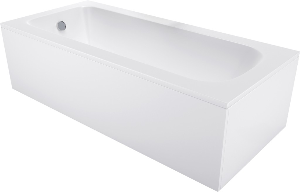 MEXEN/S Vega obdélníková vana 180 x 90 cm s panelem, bílá 55011809000X