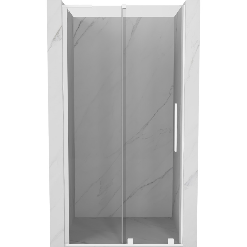 MEXEN/S Velar L posuvné sprchové dveře 100, transparent, bílá 871-100-003-01-20