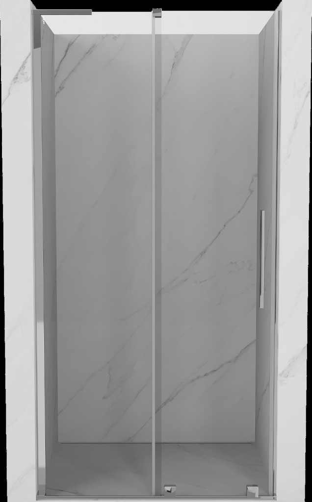 MEXEN/S Velar L posuvné sprchové dveře 90, transparent, chrom 871-090-003-01-01