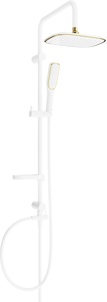 MEXEN/S X49 sprchový sloup bílá / zlatá 798494991-25