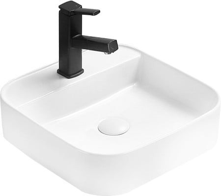 MEXEN Sofia umyvadlo na desku 40 x 40, bílá 22154000