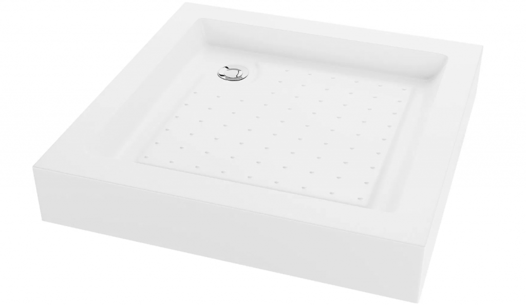 MEXEN Sprchová vanička čtvercová 70x70, bílá 45107070