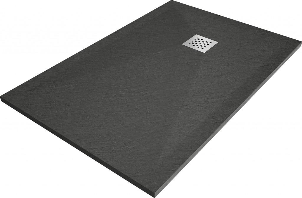 MEXEN Stone+ sprchová vanička obdélníková 120x100, antracit 44711012