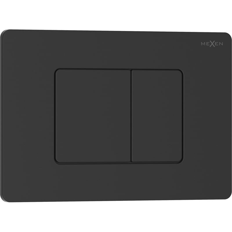 MEXEN Tex 05 splachovací tlačítko, černá matná 6105-02