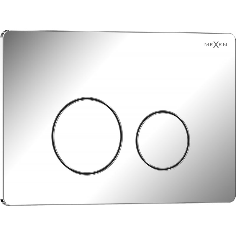 MEXEN Tex 06 splachovací tlačítko, chrom lesklá 6106-03