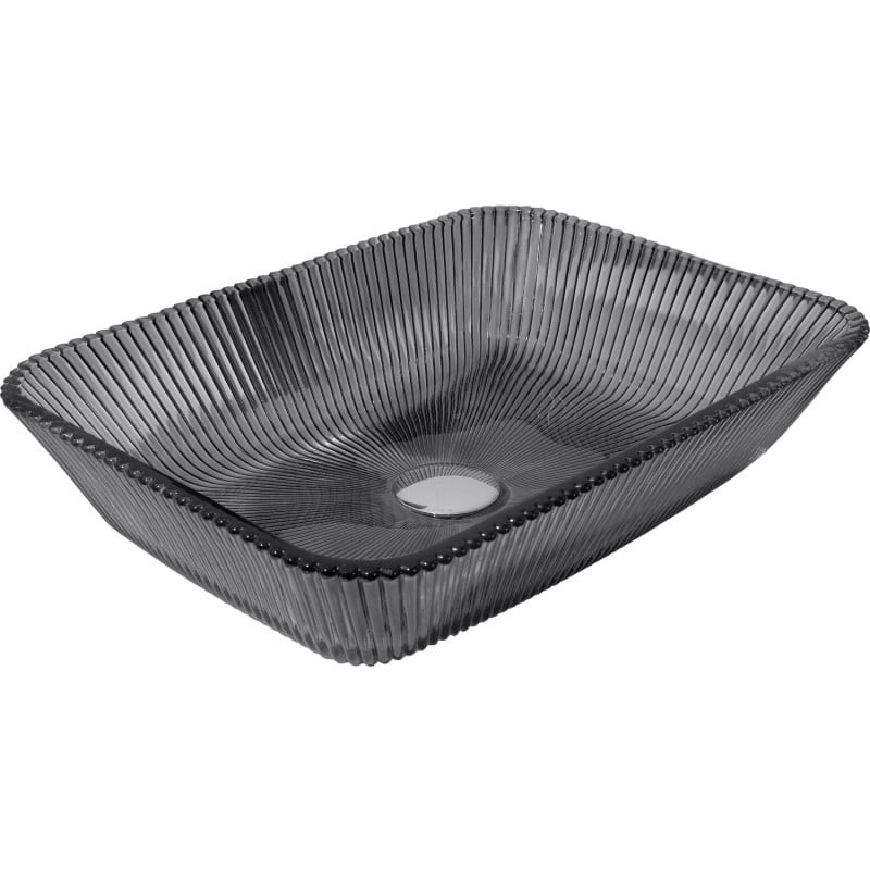 MEXEN Tiva skleněné umyvadlo na desku 46 x 33, černá 24184670